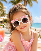 Niedliche Kinder-Cartoon-UV400-Sonnenbrille – bunte Outdoor-Sonnenschutzbrille