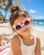 Niedliche Kinder-Cartoon-UV400-Sonnenbrille – bunte Outdoor-Sonnenschutzbrille