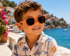 Sonnenbrillen für attraktive Jungen – Trendige quadratische Sonnenbrille für den Sommer