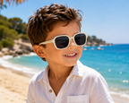Sonnenbrillen für attraktive Jungen – Trendige quadratische Sonnenbrille für den Sommer