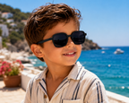 Sonnenbrillen für attraktive Jungen – Trendige quadratische Sonnenbrille für den Sommer