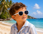 Sonnenbrillen für attraktive Jungen – Trendige quadratische Sonnenbrille für den Sommer