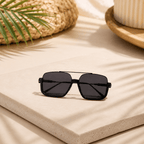 Luxury Vintage Oversized Sunglasses UV400 Square Shades