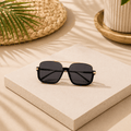 Luxury Vintage Oversized Sunglasses UV400 Square Shades