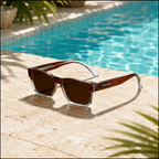 Polarisierte Premium-Herren-Sonnenbrille (eckig)