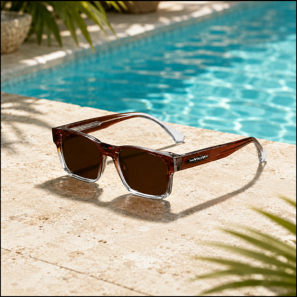 Premium Square Polarized Men's Sunglasses
