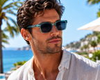 Polarisierte Premium-Herren-Sonnenbrille (eckig)