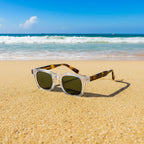 Unisex Retro Sonnenbrille mit kleinem quadratischem Rahmen