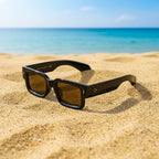 Unisex Retro Quadratische Sonnenbrille