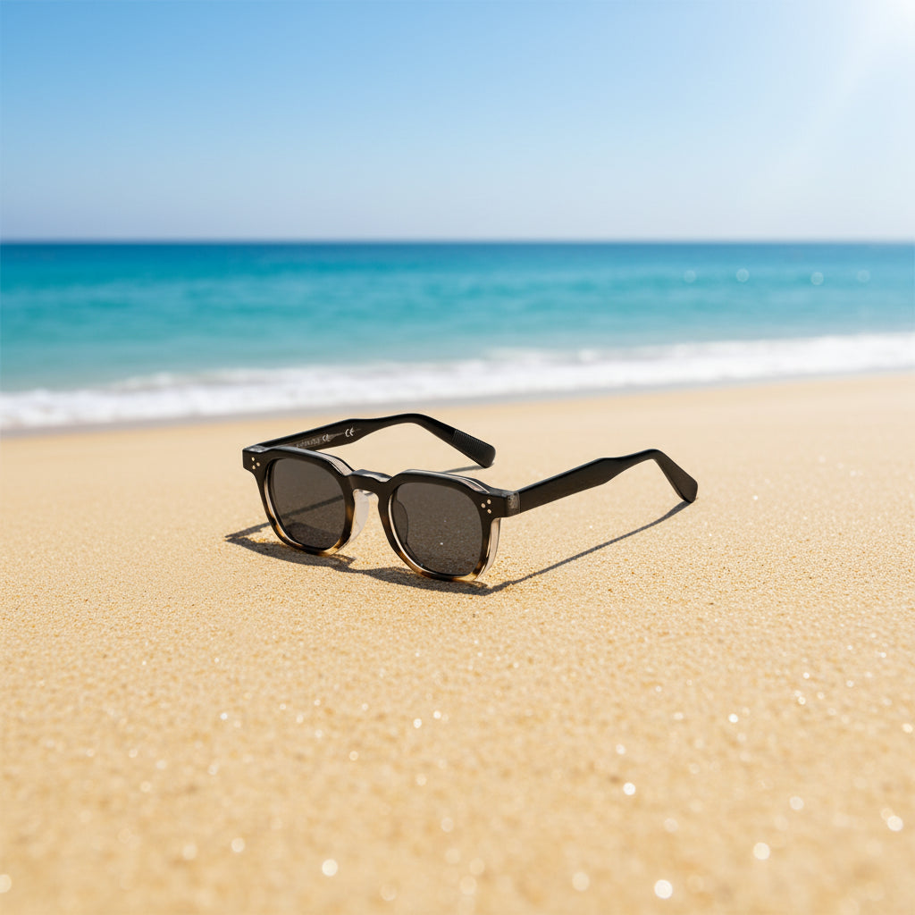Unisex Retro Small Frame Square Sunglasses