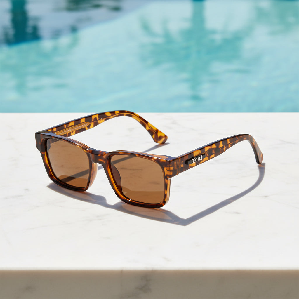 Polarisierte Premium-Herren-Sonnenbrille (eckig)