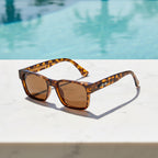 Polarisierte Premium-Herren-Sonnenbrille (eckig)