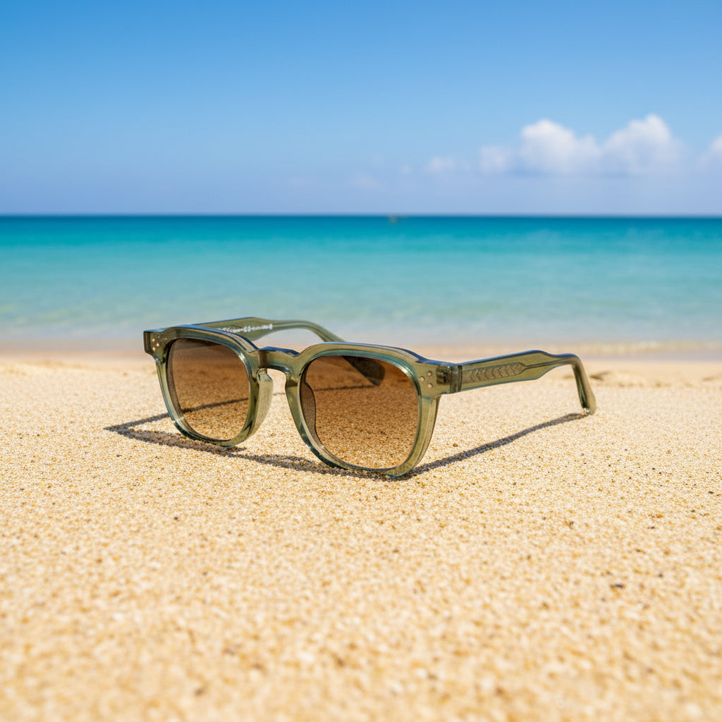 Unisex Retro Sonnenbrille mit kleinem quadratischem Rahmen