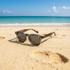Unisex Retro Sonnenbrille mit kleinem quadratischem Rahmen