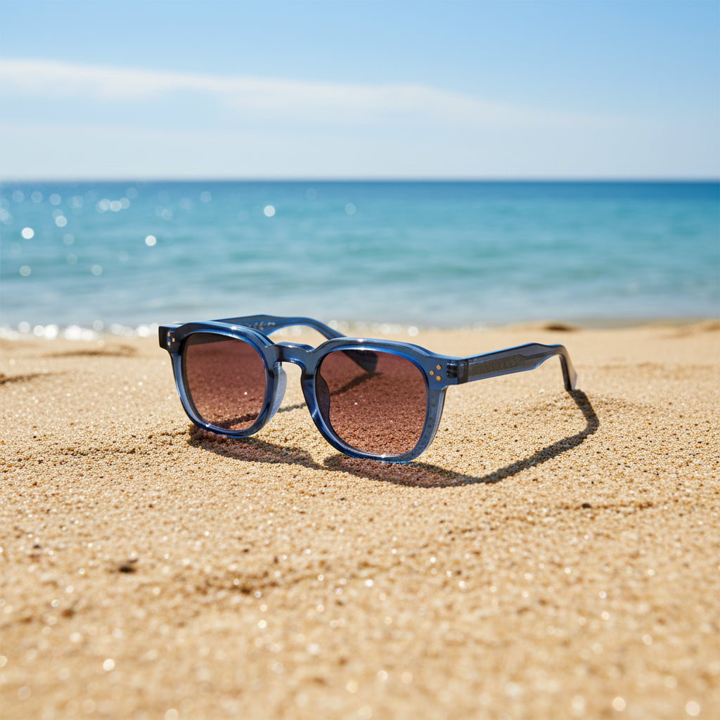 Unisex Retro Small Frame Square Sunglasses