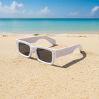 Unisex Retro Quadratische Sonnenbrille