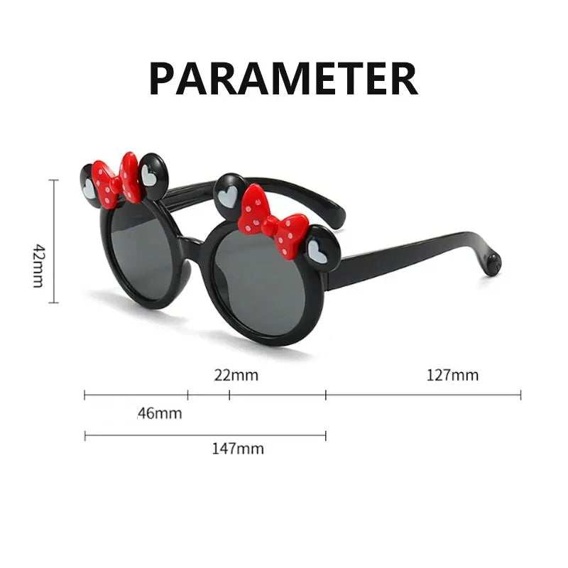 Niedliche Kinder-Cartoon-UV400-Sonnenbrille – bunte Outdoor-Sonnenschutzbrille
