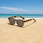 Unisex Retro Sonnenbrille mit kleinem quadratischem Rahmen