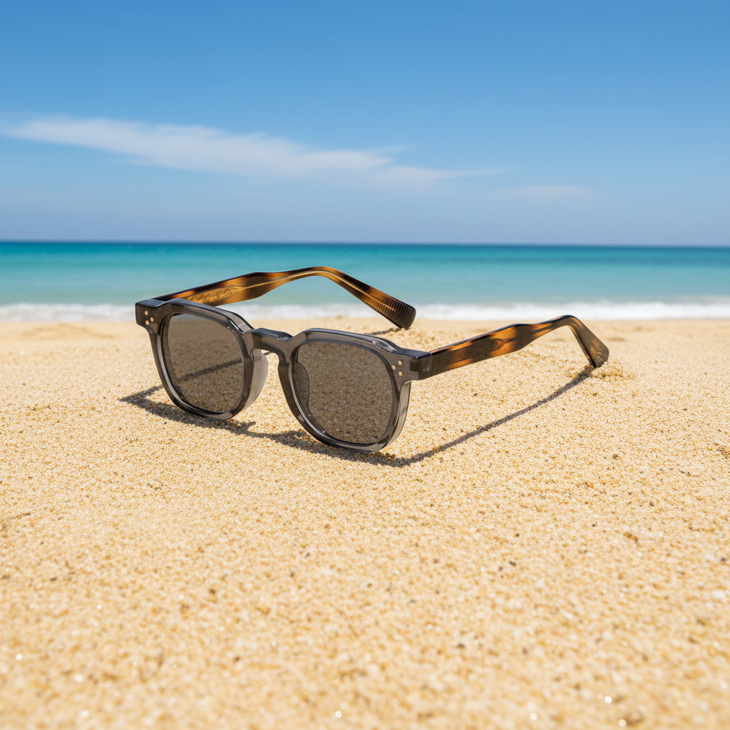 Unisex Retro Small Frame Square Sunglasses
