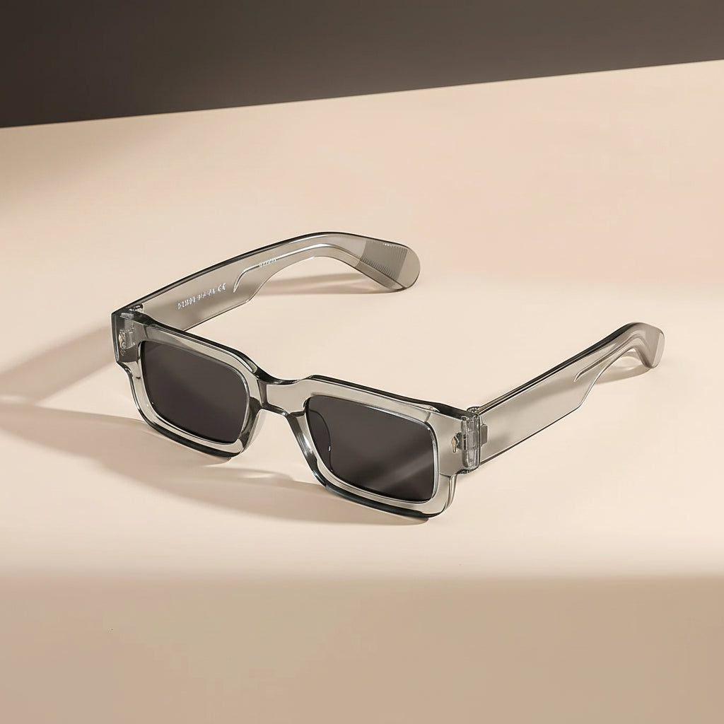 Unisex Retro Quadratische Sonnenbrille