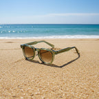 Unisex Retro Sonnenbrille mit kleinem quadratischem Rahmen