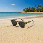 Unisex Retro Sonnenbrille mit kleinem quadratischem Rahmen