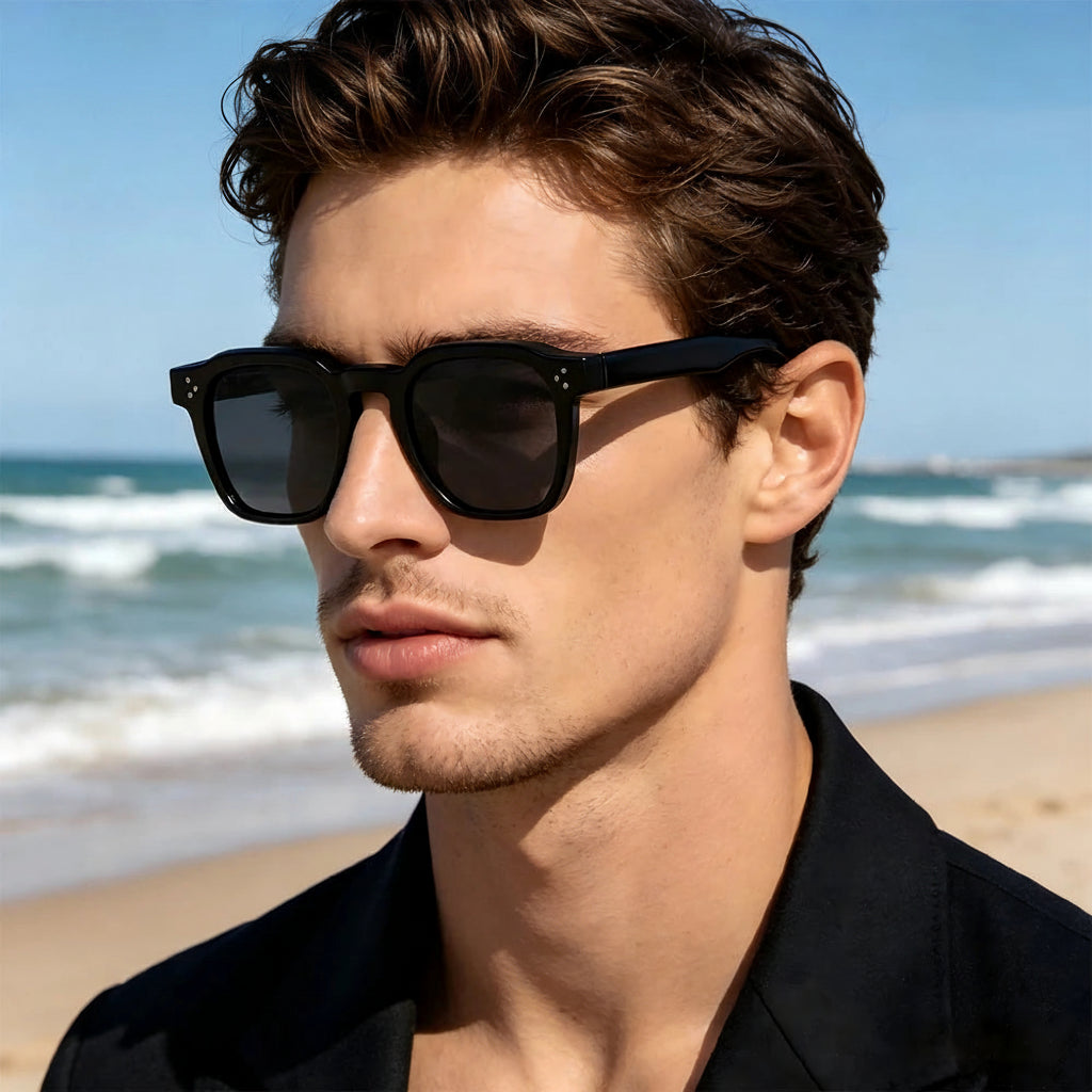 Unisex Retro Small Frame Square Sunglasses