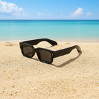Unisex Retro Quadratische Sonnenbrille