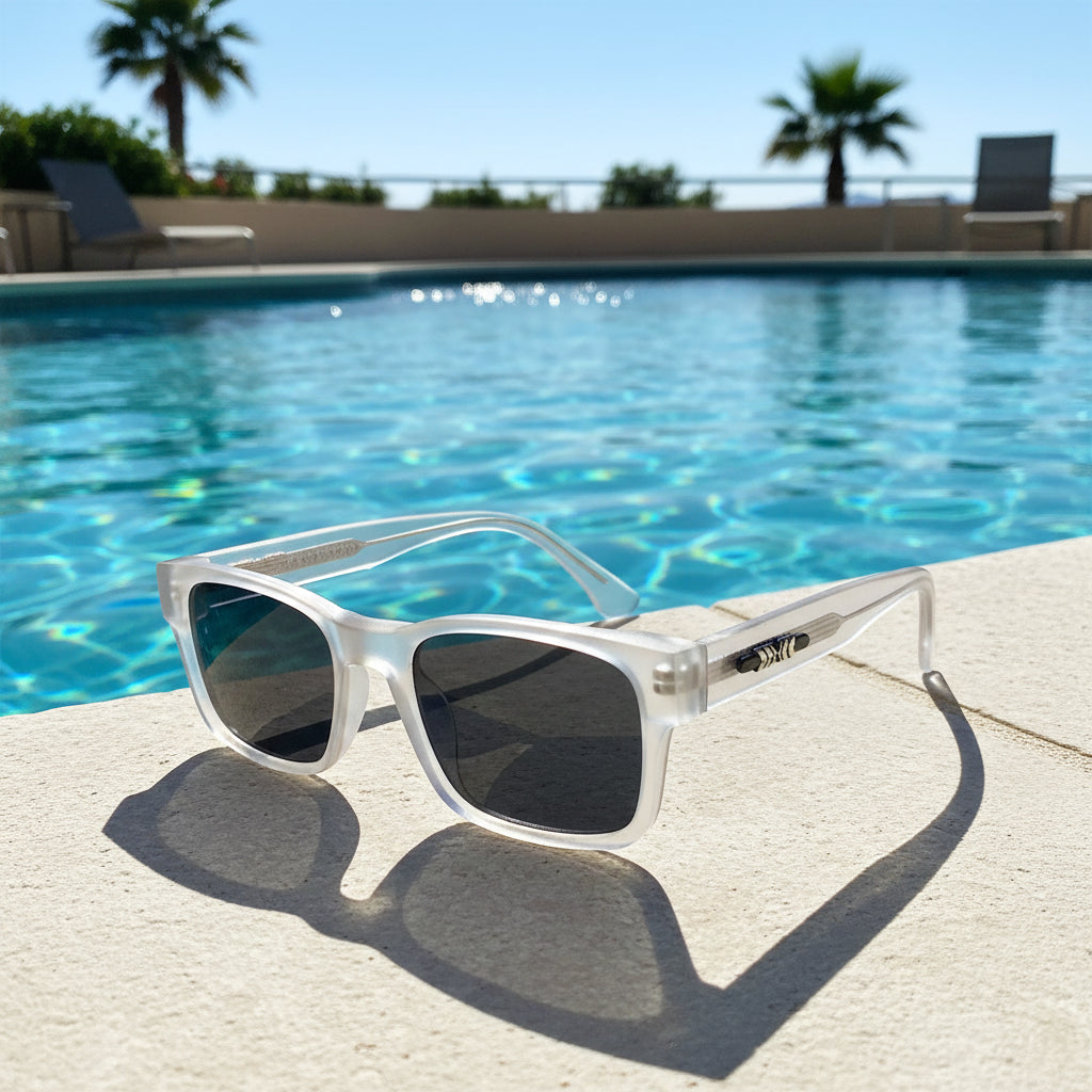 Polarisierte Premium-Herren-Sonnenbrille (eckig)