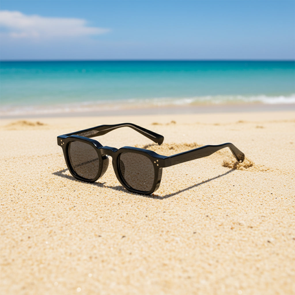 Unisex Retro Small Frame Square Sunglasses