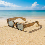 Unisex Retro Quadratische Sonnenbrille