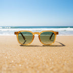Unisex Retro Sonnenbrille mit kleinem quadratischem Rahmen