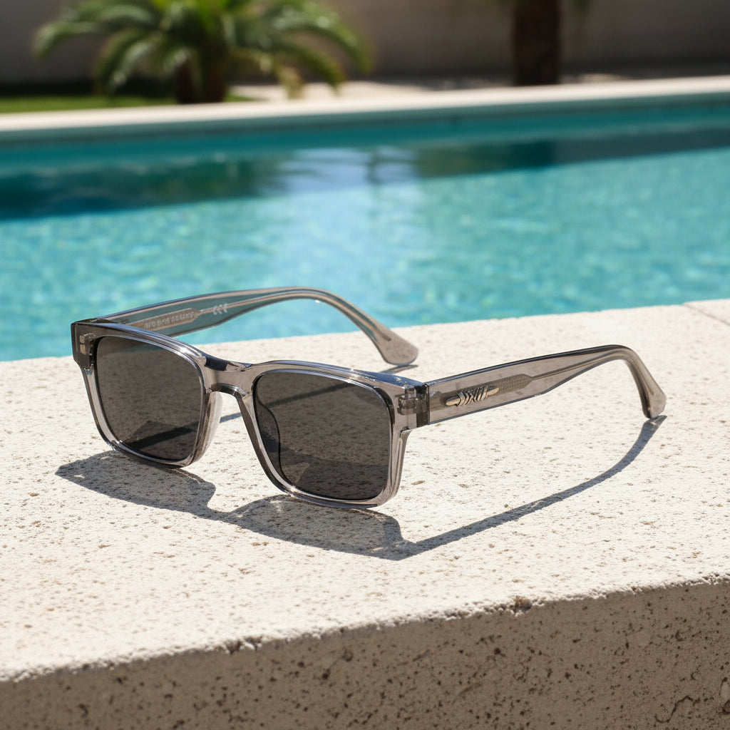 Polarisierte Premium-Herren-Sonnenbrille (eckig)