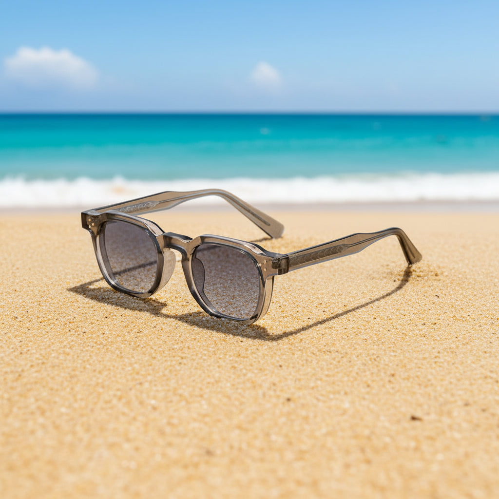 Unisex Retro Small Frame Square Sunglasses